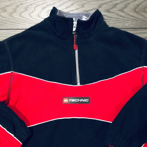 3/$24 LEGO Wear Technic Kid's Boy's Red & Black Pullover Fleece Sweatshirt~6 - Picture 2 of 7